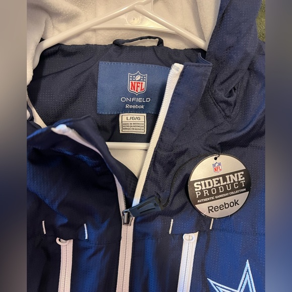 Dallas Cowboys Vintage 2010 Fleece Lined Coat - Size L - NEW w/tags - Picture 8 of 8